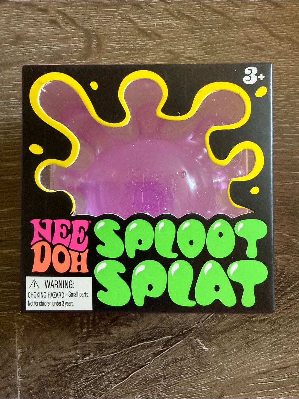 NeeDoh Sploot Splat Purple Stress Toy NEW